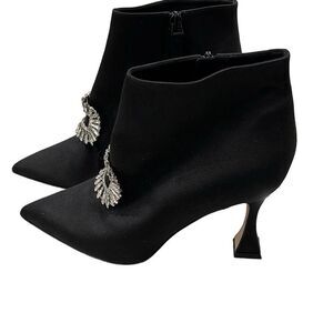Manolo Blahnik Cantita Black Boots Size 39